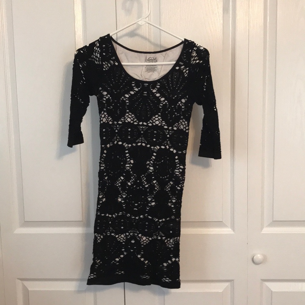 Free People Black Bodycon
